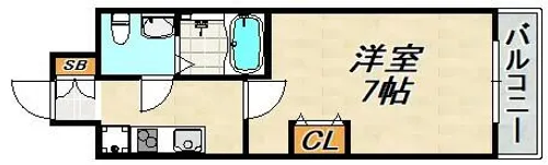 マロワール神戸【14階】の間取り