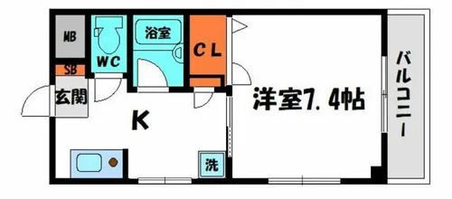 メゾンムブレ【3階】の間取り