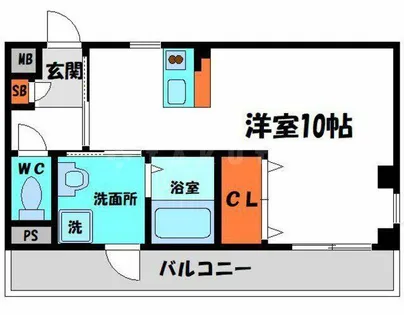 葵マンション【1階】の間取り