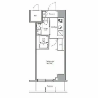 エルプレイス千里中央【6階】の間取り