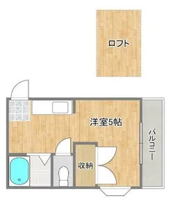 シティベール南八千代【102号室】の間取り
