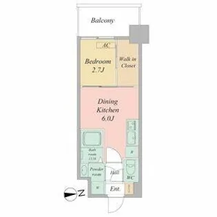 セレニテ新大阪エクラ【9階】の間取り