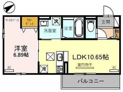 West PathⅡ【1階】の間取り