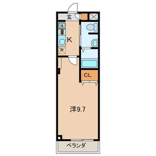 愛知県西尾市中町【マンション】の間取り