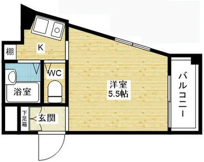 有馬パレス西中島【4階】の間取り