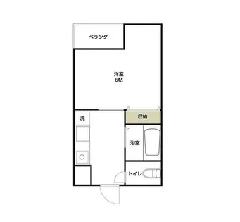 メルシー幸Ⅱ【3階】の間取り