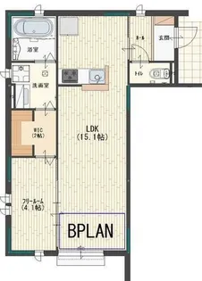 アルシオネ南条【103号室】の間取り