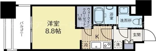 福岡県福岡市東区馬出2丁目【マンション】の間取り