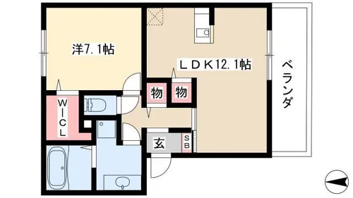 ロワメゾン松陽【3階】の間取り