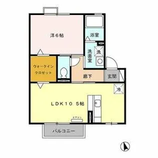 プランドール柊【2階】の間取り