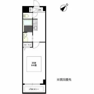 リバージュA【1階】の間取り