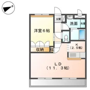 Mickey Garden 壱番館 (ミッキーガーデン)【2階】の間取り