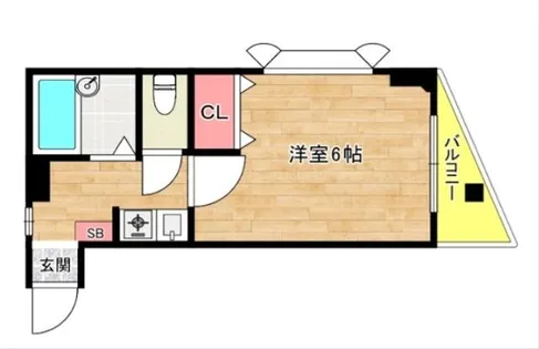 Lilac PartⅡ【408号室】の間取り