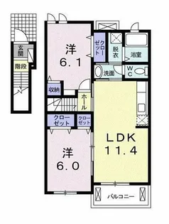 Olive Court【2階】の間取り