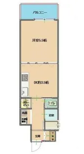 ヴィラコート戸畑元宮【8階】の間取り