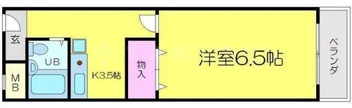 桃源荘【3階】の間取り