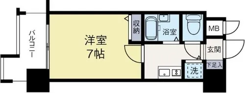 福岡県福岡市博多区比恵町【マンション】の間取り