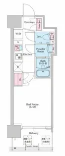 BPRレジデンス新梅田【8階】の間取り