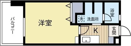 福岡県福岡市中央区薬院4丁目【マンション】の間取り