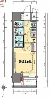 大阪府大阪市西区立売堀4丁目【マンション】の間取り