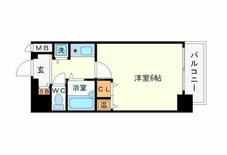 シティライフ・ディナスティ新大阪【207号室】の間取り