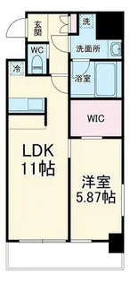 LaDouceur天満【12階】の間取り