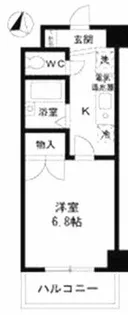 メゾンキムラⅡ【5階】の間取り