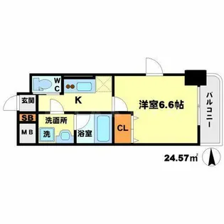 アリビオ江坂垂水町【2階】の間取り