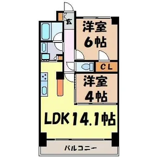 La Douceur山王【2階】の間取り