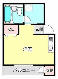 エトワール【203号室】の間取り