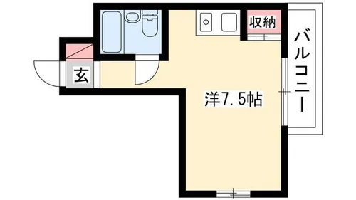 メゾンリラ【101号室】の間取り
