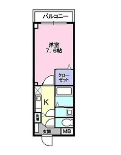 シェルブール西院【3階】の間取り