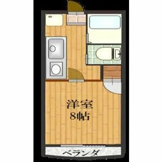 アストリー赤城【4階】の間取り