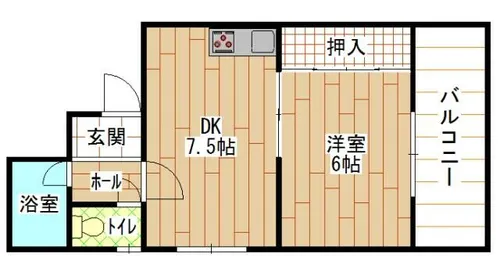 コーポ田町【2階】の間取り