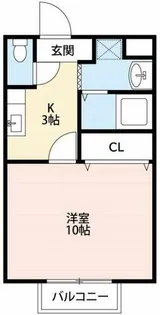 エスペランサ宮地【2階】の間取り