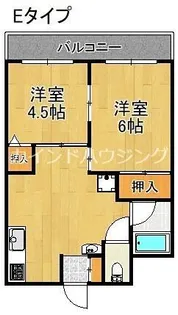 グリーンコーポ北加賀屋【4階】の間取り