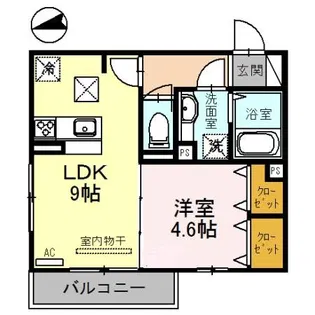 ヴェルデール・ヴィラ【1階】の間取り