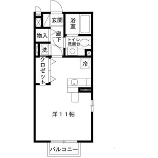 兵庫県神戸市北区谷上西町【アパート】の間取り