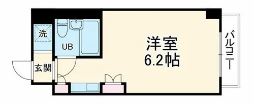 デリード塚本駅前【701号室】の間取り