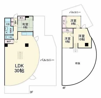 PLUM VILLAGE vol2【3階】の間取り