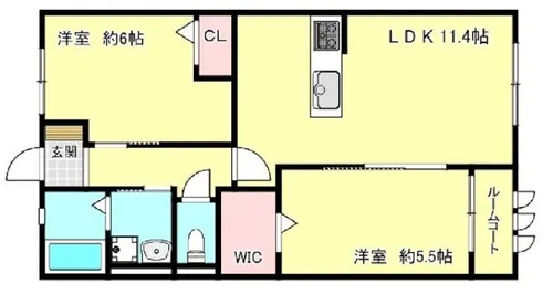Pure Ryuju【2階】の間取り