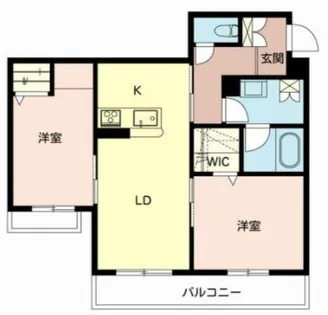 シャーメゾン田寺東【3階】の間取り