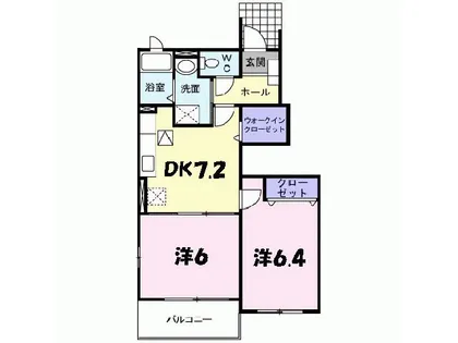 ベルファミーユⅢ 1番館【1階】の間取り