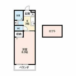 ウイング【2階】の間取り