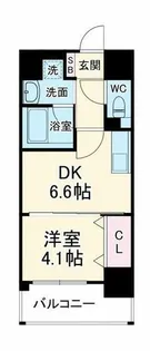 アザレア梅田【6階】の間取り