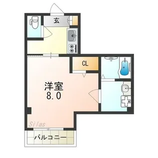RIHITO堺【3階】の間取り