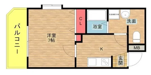 イオ・ネクスト九条【5階】の間取り