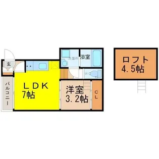 セリシール【2階】の間取り