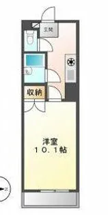 レジデンス新栄【9階】の間取り