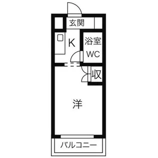 ヒルズ高坂【1階】の間取り